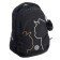Youth backpack 40 x 29 x 20 cm, Grizzly, ergonomic back, laptop department, black