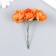 Decor for creativity "Tea roses" (set-bouquet 6 flowers) 9.5 cm d = 3 cm mix