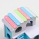 Double house for rodents with a ladder, 15.5 cm, blue