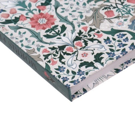 Business block A5, 96 sheets, in a cage/line "Morris", solid cover, matte lamination, block 65-2