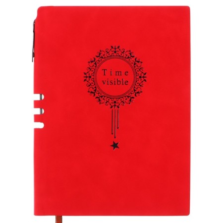 Deliciper of Leduced A5, 100 sheets in a ruler, with a pen for a handle, cover of Light PVC, mix-7