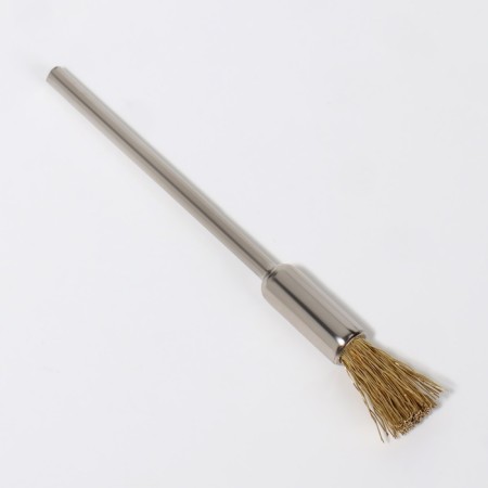 Brush - brush for cleaning mills, copper, silver/golden color-2