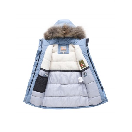 Winter park for a girl, height 146 cm, blue color-2