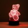 Touchscreen lamp "Mishutka" LED 7 colors USB/from Black Black Black Risalux