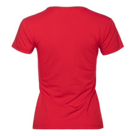 T -shirt female, size 44, red color-1