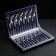Set of dining room "Sonata" ("imperial"), 30 items, thickness 2 mm, decorative box, silver color