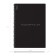 A4 notebook 80 sheets, a cage on a spiral, Erichkrause, "Words" plastic cover black