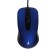 Mouse Gembird Mop-400, wired, optical, silent, 1000 dpi, USB, black and blue