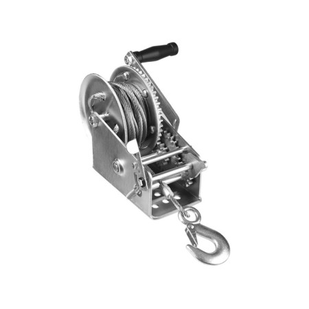 Hand-haired winch "Zubr" Professional 43113-0.9_z01, drum, traction, cable, 0.9 t, 8m-1