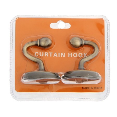 Single -rod hook for curtains Cappio KC112, bronze color, 2 pcs-6
