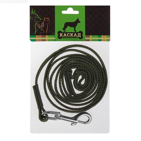 Bilateral leash with latex thread, 2 m x 1.3 cm, nylon, mix-2