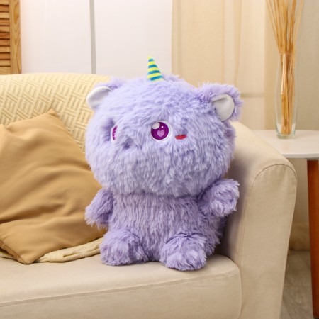 Soft toy "Monster", 40 cm, purple color