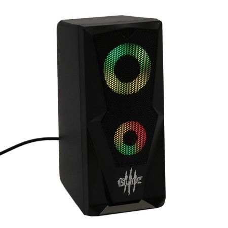 Computer speakers 2.0 Qumo Blade AS001, 15 W, backlight, black-3