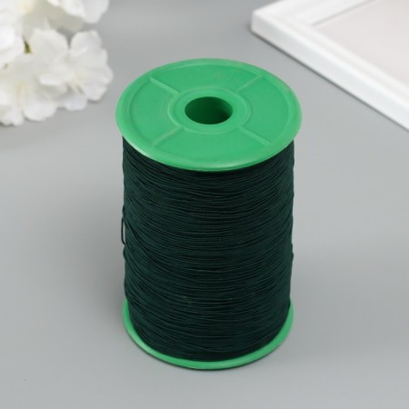 Spandex for beads, length 500 m, col. green-1