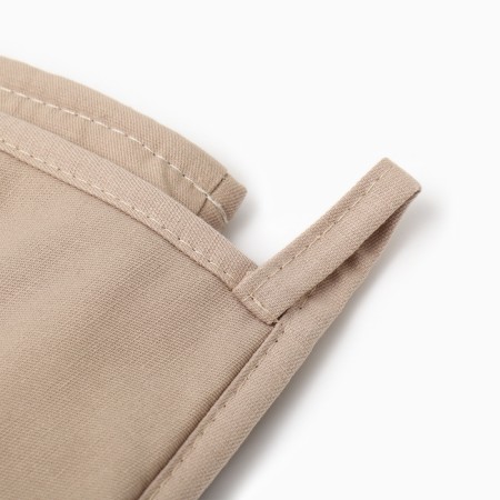 Kitchen kitchen kit, beige color, mittens of 18x29 cm, 19x19 cm tack-4