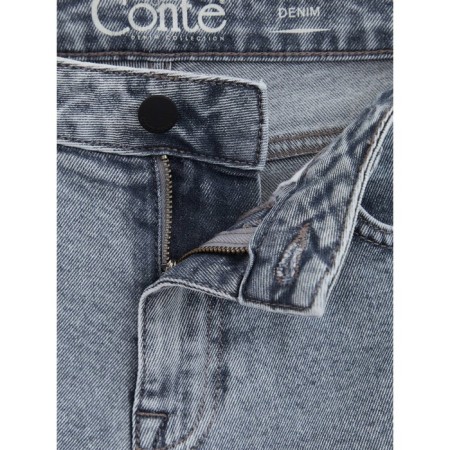 Women's jeans CONTE Elegant Straight Leg, XS size, Acid Grey color-5