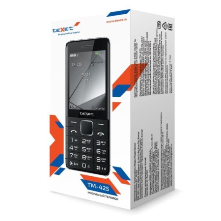 Texet TM-425 Black smartphone-3