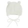 A cap on ties with pompons Children's Amarobaby Pure Love Pompony, with a lining, size 38-40 cm, milk color