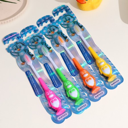 Baby toothbrush with suction penguin jack Vilsen Brush-3