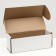 Folding box for a bottle, without printing, white, 12 x 33.6 x 12 cm,