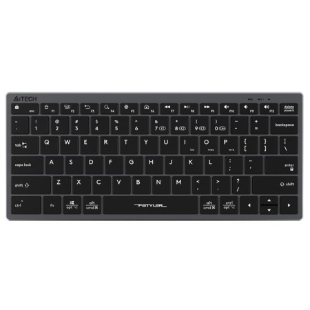 Keyboard A4Tech FSTYLER FBX51C Gray USB wireless BT/Radio Slim Multimedia (FBX51C GR 103388