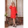 Women's dress, size 42, red color