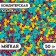 Confectionery Sprinking "Stars": blue, purple, yellow, 50 g