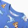 Pajamas for boys, blue color/sharks, height 98 cm