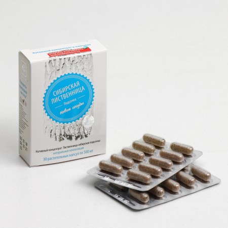 "Siberian Little Building", a natural composition, new vessels, 30 capsules of 0.5 g