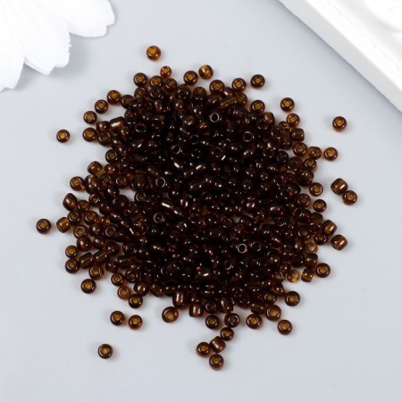 Beads "Zlatka" 08/0, 3 mm, 10 g 0013 brown mix-1