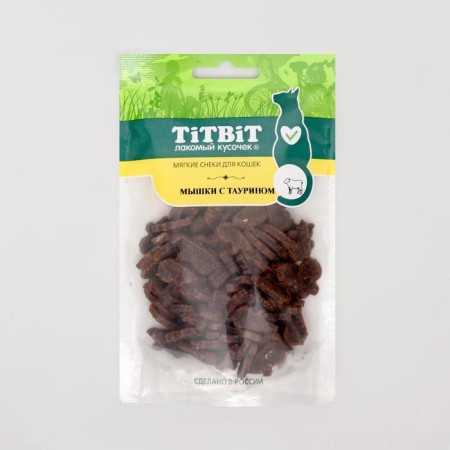 Soft Titbit Snings for Cats, Taurin mouse, Baranina, 50 g