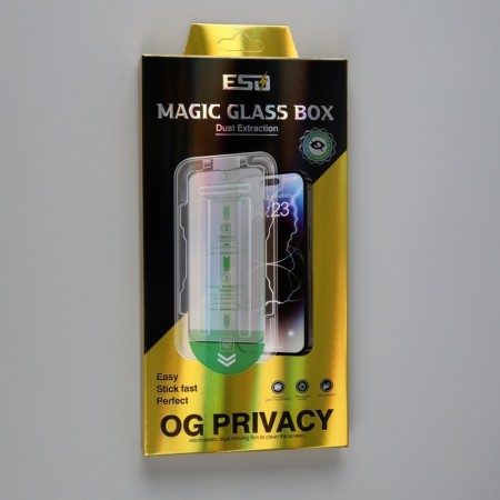 Protective glass for the iPhone 13 Pro Max/14 Plus, Antishpion, installation frame, 9H, 0.33 mm-3