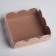 Bearbox, confectionery packaging with PVC lid, Desert, 10.5 x 10.5 x 3 cm