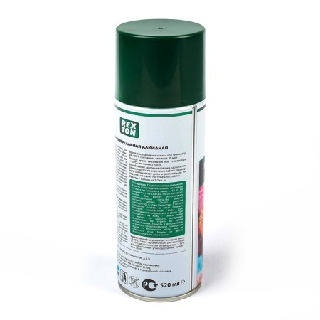 Emanca alkyd universal Rexton, dark green, aerosol, 520 ml-3