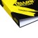 Folder on 2 rings A5 "Vrive with a brush", hard cover, glossy lamination