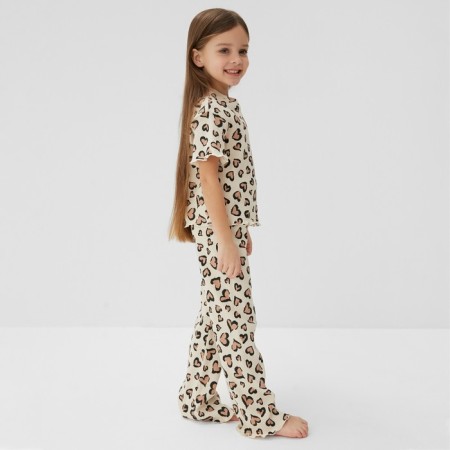 Pajama nursery (T-shirt and trousers) KAFTAN LEO LOVE size 34 (122-128cm)-2