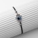 Bracelet-reinforcing "Happy Happiness Hams", black-blue color with black silver, d = 9 cm