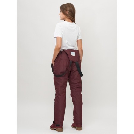 Semi -combinezone ski female, burgundy color, size 50-8