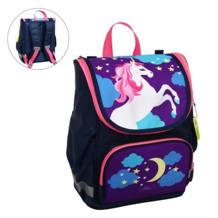 School Standard School, 34 x 25 x 13 cm, calligrata m "Unicorn", blue-7