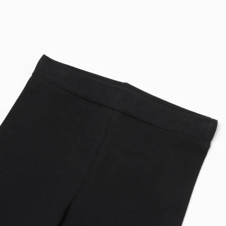 Leggings for girls, black color, height 170 cm-1