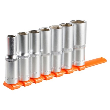 Set of end heads Airline AT-7-34, 1/2 "DR, hexagonal, 7 items, 10-22 mm-3