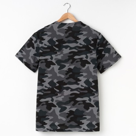 Male T-shirt KAFTAN "Best Fisherman" Rr. XL (52), Gray-9