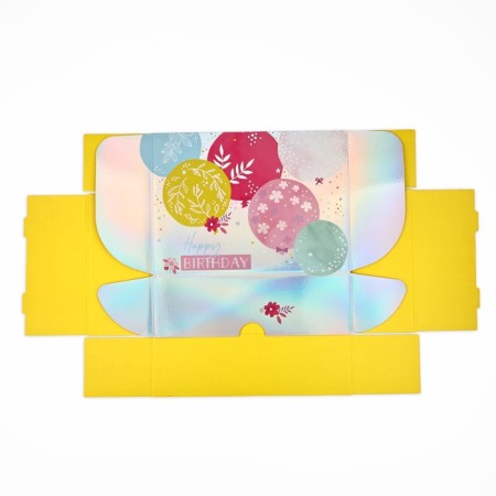 Gift folding box, packaging, Happy Birthday, 30.5 x 22 x 9.5 cm-6