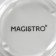 Porcelain mug Magistro "sea breeze", 220 ml, white color