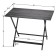 Folding table "lounge", 990 × 605 × 750 mm, color DPP gray / frame metal black matte