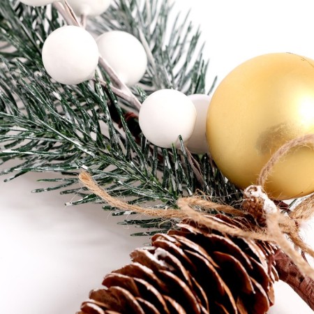 New Year. Decor "Winter Fairy Tale", branch, 30 × 11 × 5 cm-3