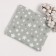 Finge Flanel Stars 1240 75x120 cm, gray, 170 g/m, cotton 100%