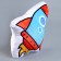 Soft toy "Rocket", 55 cm