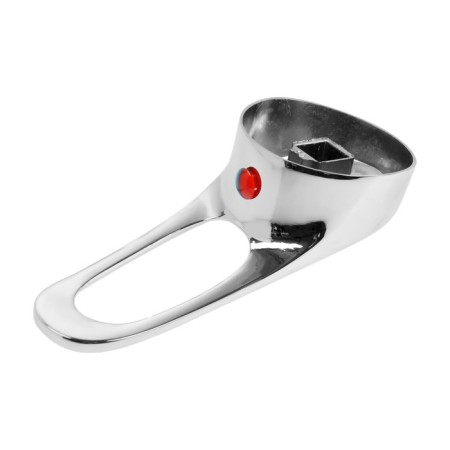 Zein mixer handle, under a cartridge of 40 mm, zinc, chromium color-2
