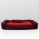 A bed with an side "Red pattern", 42 x 42 x 5 cm